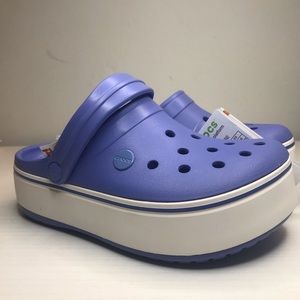 Brand New Purple/Blue Platform CROCS (NWT)